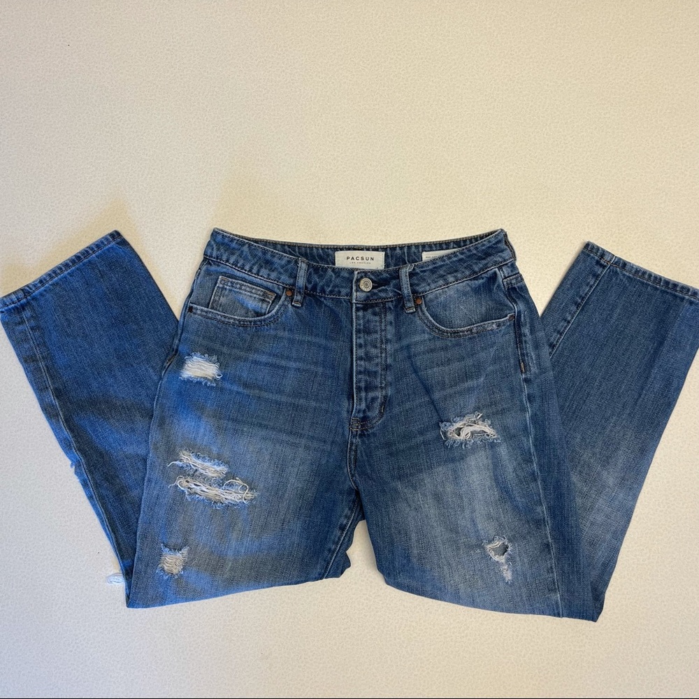 PacSun Distressed Mom Jeans-Size 26